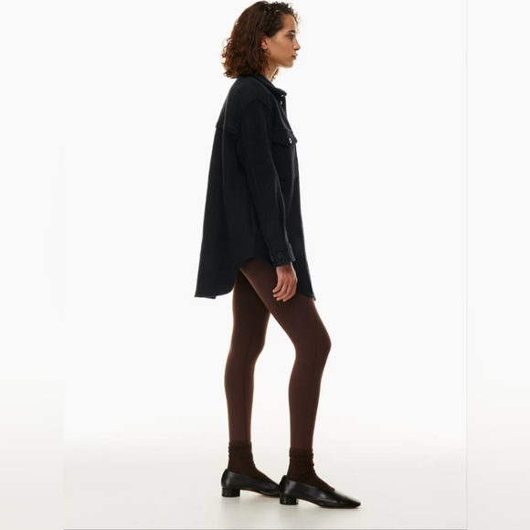 ARITZIA Ganna Shirt Jacket Black Size XS - Picture 2 of 3